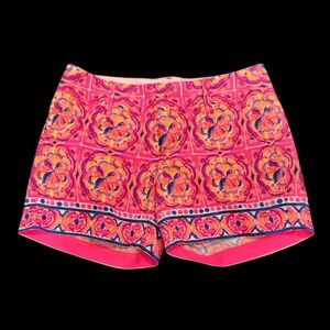 Lilly Pulitzer Callahan Cotton Shorts in Pink Fusion size 0